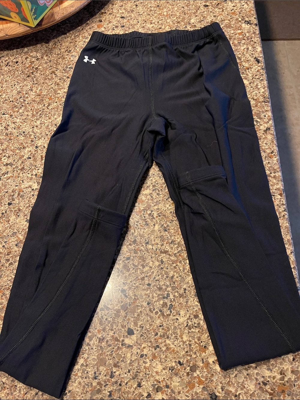 Under Armour Black Performance Leggings with Logo